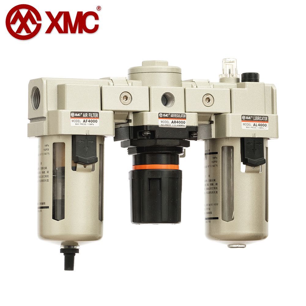 AC4000-03D/04D/06D_Air Triple-Link Unit (3 Combination Unit, F+R+L)_A Series AUTO DRAIN Air Source Treatment Units_XMC (HUAYI) Pneumatic